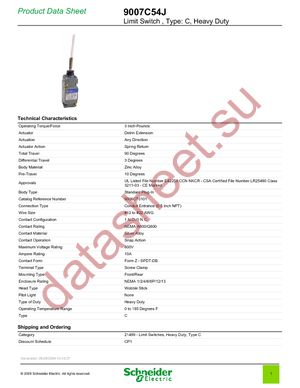 9007C54J datasheet  